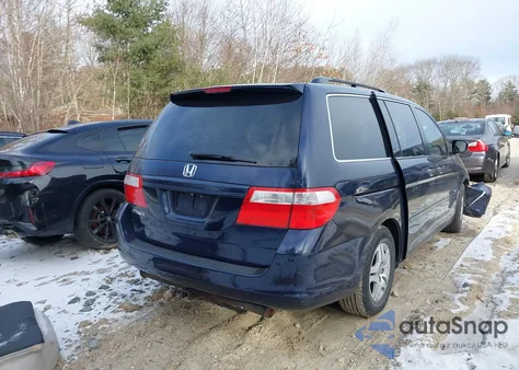 2007 Honda Odyssey Ex-L z USA, uszkodzony, nr VIN 5FNRL38657B124429